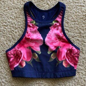 G. Label by Goop Peony Sports Bra Crop Top XS